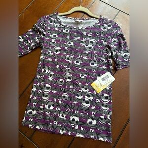 NEW XXS Disney Nightmare Before Christmas Lularoe GIGI top